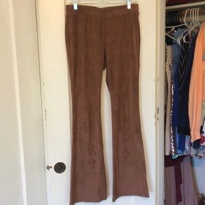 Suede Pants